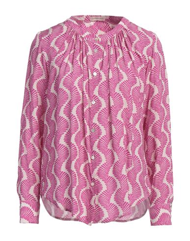 Camicettasnob Woman Shirt Magenta Size 10 Viscose In Magenta