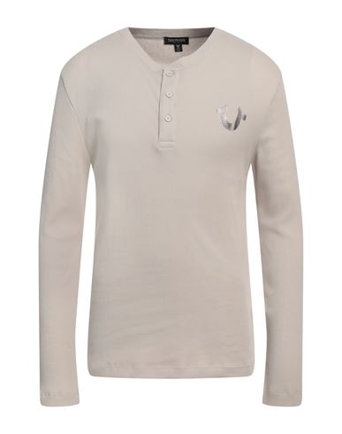 True Religion Man T-shirt Beige Size L Cotton In Neutral