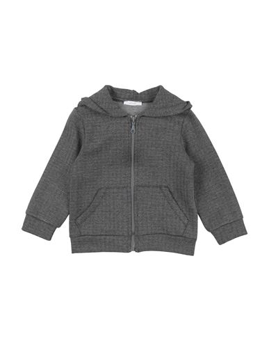 U+é Toddler Boy Sweatshirt Black Size 5 Polyester, Cotton, Elastane In Black