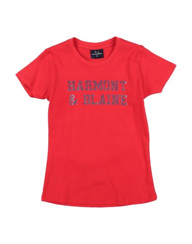 Harmont & Blaine Toddler Girl T-shirt Red Size 6 Cotton In Red
