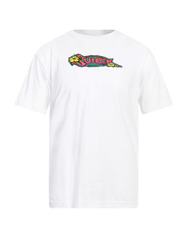 Sundek Man T-shirt White Size Xl Cotton In White