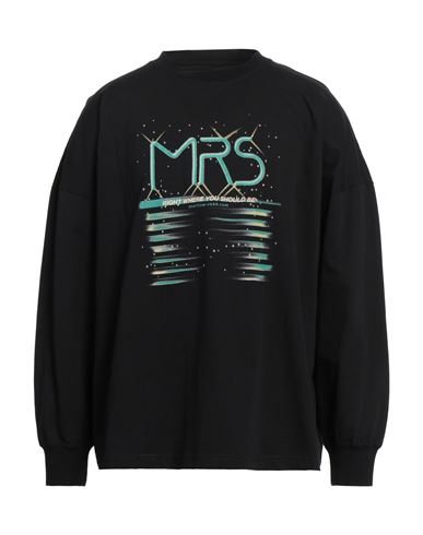 Shop Martine Rose Man T-shirt Black Size L Cotton