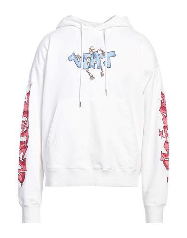 Off-white Graff Wht Skate Hoodie In White