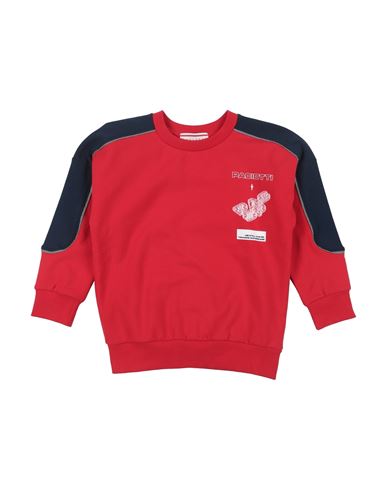 Cesare Paciotti Paciotti Toddler Boy Sweatshirt Red Size 6 Cotton, Elastane In Red