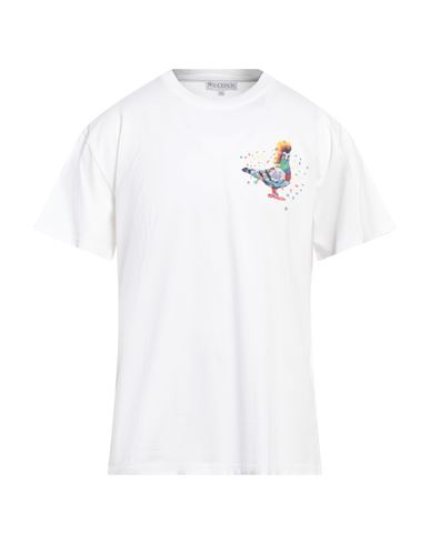 JW ANDERSON JW ANDERSON MAN T-SHIRT WHITE SIZE L ORGANIC COTTON 