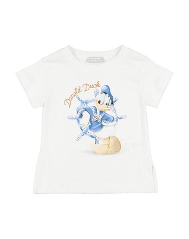 Monnalisa Toddler Girl T-shirt White Size 7 Cotton In White