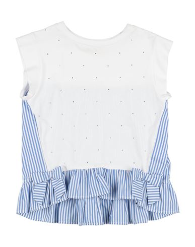 Monnalisa Toddler Girl T-shirt White Size 6 Cotton In White