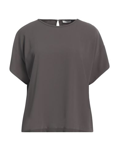 PESERICO PESERICO WOMAN TOP KHAKI SIZE 6 POLYESTER 