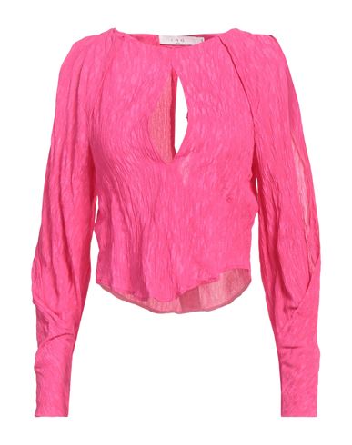 Iro Woman Top Fuchsia Size 8 Viscose In Pink