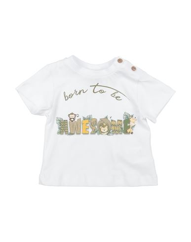 Monnalisa T-shirt Aus Jersey Mit Safari-print In White