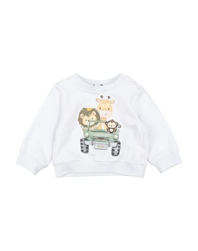 Monnalisa Baumwoll-sweatshirt Mit Safari-print In White