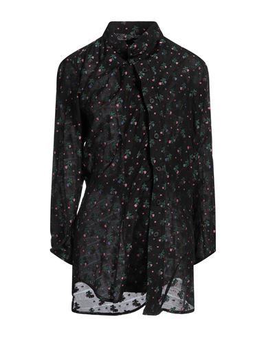 Vivienne Westwood Anglomania Woman Shirt Black Size 4 Polyester, Viscose, Polyamide In Black