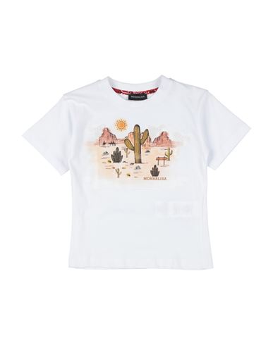 Monnalisa Toddler Boy T-shirt White Size 5 Cotton In White