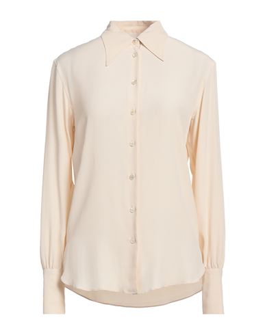 Philosophy Di Lorenzo Serafini Woman Shirt Beige Size 8 Acetate, Silk In Neutral