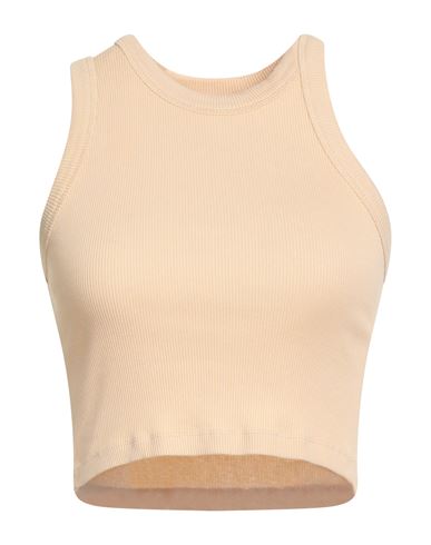 Halfboy Woman Top Beige Size S Cotton In Neutral