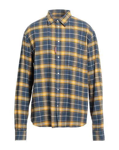 Dsquared2 Cotton Flannel Shirt With Tartan Pattern In Yellow