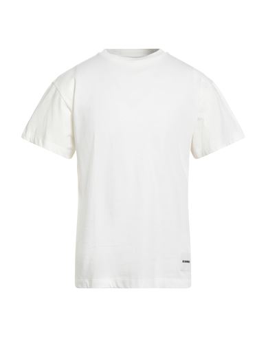 Jil Sander+ Man T-shirt Ivory Size Xl Cotton