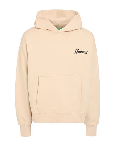 Garment Workshop Man Sweatshirt Beige Size Xxl Cotton In Sand