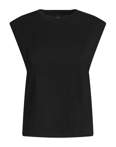 Roberto Collina Woman T-shirt Black Size S Cotton