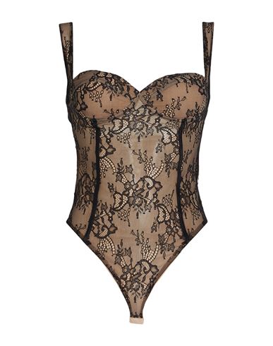Silence Limited Woman Bodysuit Black Size M Polyamide, Pes In Black