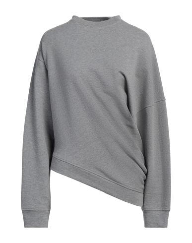 Amazuìn Woman Sweatshirt Grey Size Onesize Cotton In Grey