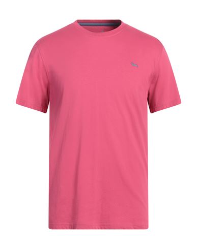 Harmont & Blaine Man T-shirt Magenta Size 3xl Cotton In Purple