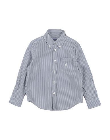 Jacob Cohёn Toddler Boy Shirt Navy Size 4 Cotton, Polyamide, Elastane In Navy