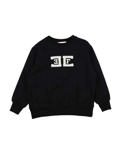Elisabetta Franchi La Mia Bambina Toddler Girl Sweatshirt Black Size 6 Cotton, Elastane In Black