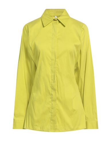 Shop Imperial Woman Shirt Lime Green Size L Cotton, Polyamide, Elastane