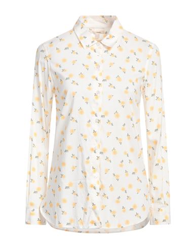 BARBOUR BARBOUR WOMAN SHIRT IVORY SIZE 8 COTTON, VISCOSE 