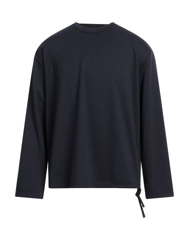 Daniele Alessandrini Man Sweatshirt Midnight Blue Size M Polyester, Viscose, Elastane In Blue