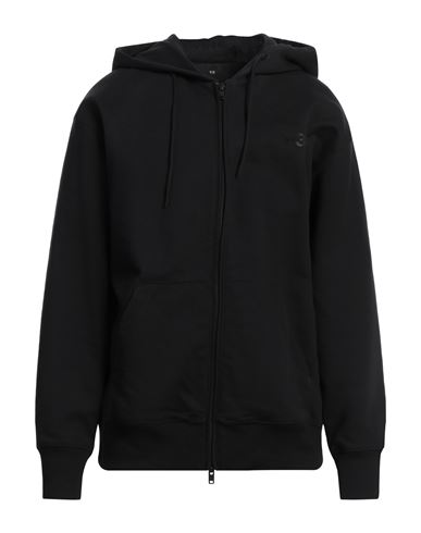 Y-3 Adidas By Yohji Yamamoto Man Sweatshirt Black Size L Cotton, Recycled Polyester, Elastane In Black