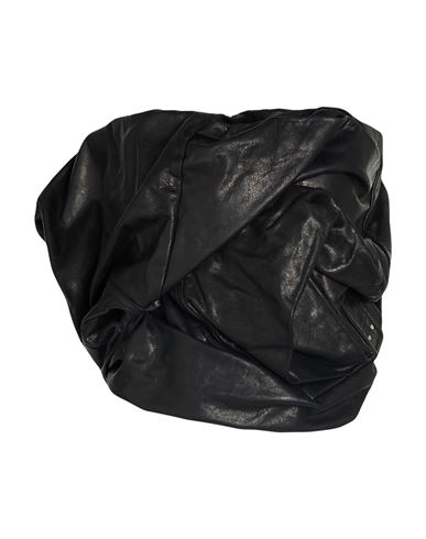 Rick Owens Woman Top Black Size 4 Calfskin In Black