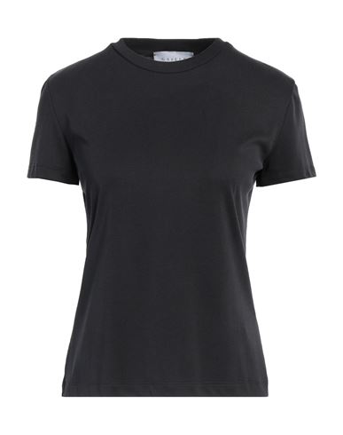 Shop Gaelle Paris Gaëlle Paris Woman T-shirt Charcoal Size 4 Modal, Polyester In Grey