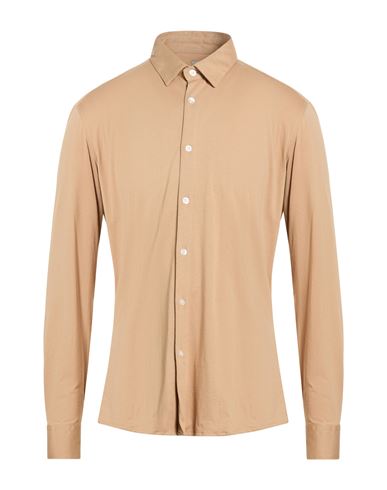 Daniele Alessandrini Homme Man Shirt Sand Size 16 ½ Cotton In Neutral