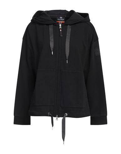 Shop Parajumpers Woman Sweatshirt Black Size L Cotton, Viscose