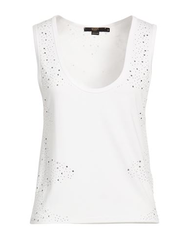 Seventy Venezia Woman Tank Top White Size M Viscose, Elastane In White