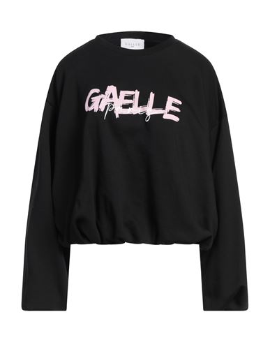 Gaelle Paris Gaëlle Paris Woman Sweatshirt Black Size 1 Cotton, Polyester In Black