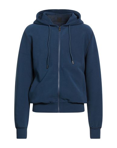 Colmar Man Sweatshirt Midnight Blue Size L Cotton, Polyamide, Elastane In Blue