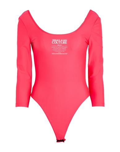 VERSACE JEANS COUTURE VERSACE JEANS COUTURE WOMAN BODYSUIT FUCHSIA SIZE 4 POLYAMIDE, ELASTANE 