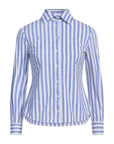 Brian Dales Woman Shirt Bright Blue Size 10 Polyamide, Elastane In Blue