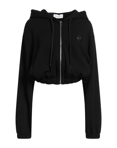 Gaelle Paris Gaëlle Paris Woman Sweatshirt Black Size 4 Polyester, Viscose, Elastane In Black