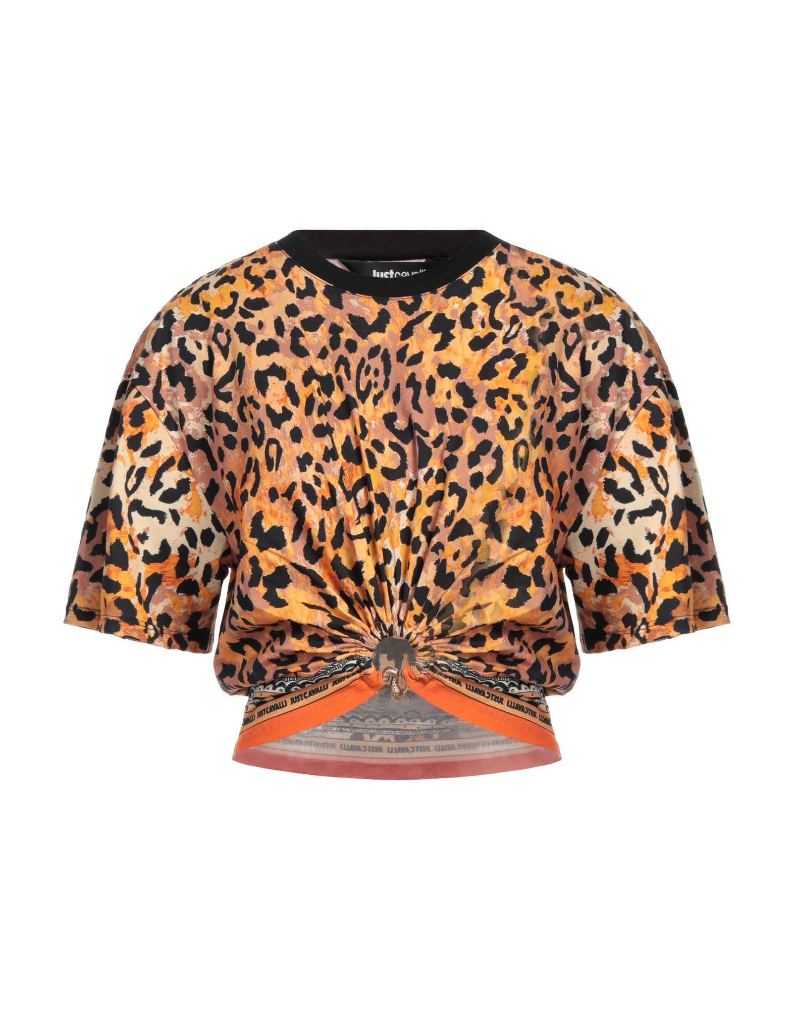 Just Cavalli - ジャストカヴァリ 美品 20SS カットソー 長袖 ハイネック レオパード柄 Just Cavalli - ジャストカヴァリ 美品 20SS カットソー 長袖
