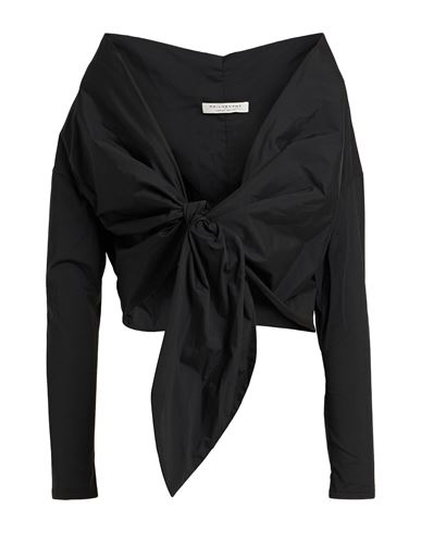 PHILOSOPHY DI LORENZO SERAFINI PHILOSOPHY DI LORENZO SERAFINI WOMAN TOP BLACK SIZE 8 POLYESTER, POLYAMIDE, ELASTANE 