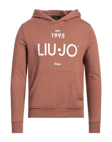 Liu •jo Man Man Sweatshirt Light Brown Size Xxl Cotton In Beige