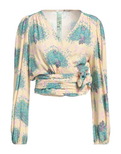 Il The' Delle 5 Woman Top Pastel Yellow Size 8 Viscose In Yellow