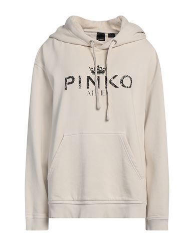 Pinko Woman Sweatshirt Beige Size M Cotton, Elastane In Beige