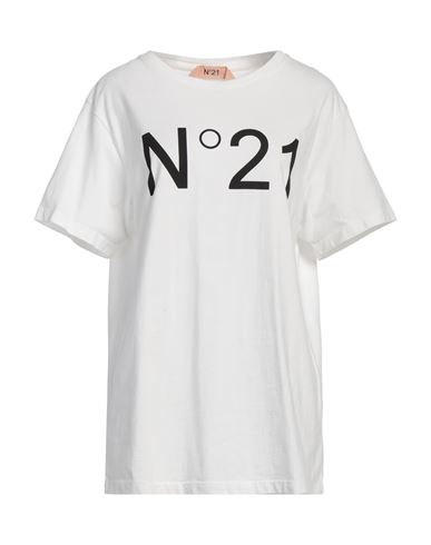 N°21 Woman T-shirt White Size S Cotton In White
