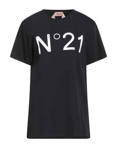 N°21 Woman T-shirt Black Size Xs Cotton In Black