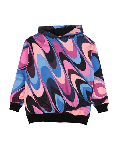 Pucci Toddler Girl Sweatshirt Fuchsia Size 4 Cotton, Polyamide, Elastane In Multi